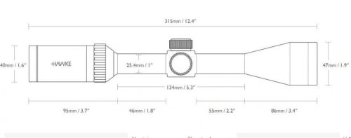 Luneta 3-9x40 Hawke Vantage IR 30/30