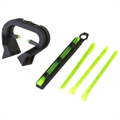 Catare cu fibra optica pentru arme de vanatoare cu sina ventilata HiViz TriViz Combo