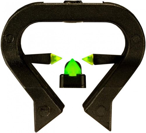 Catare cu fibra optica pentru arme de vanatoare cu sina ventilata HiViz TriViz Combo