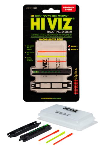 Catare cu fibra optica pentru arme de vanatoare cu sina ventilata HiViz Magni-Hunter I, 5,8-8,3 mm