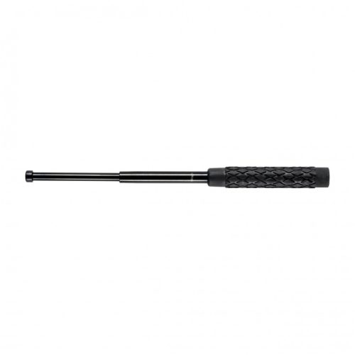 Baston telescopic autoaparare Walther ProSecur TDB 16, otel, 41 cm, 3 sectiuni, negru, maner cauciucat, teaca