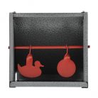 Țintă de tir sportiv rotativă RazorGun cu auto-resetare 2 ținte, design rotund și rață